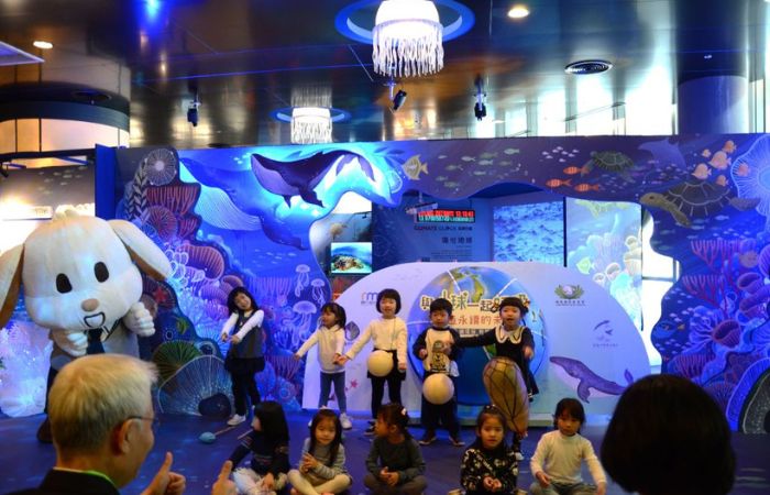 大翅鯨幼兒園的表演為開幕典禮拉開序幕。(攝影:林博信)