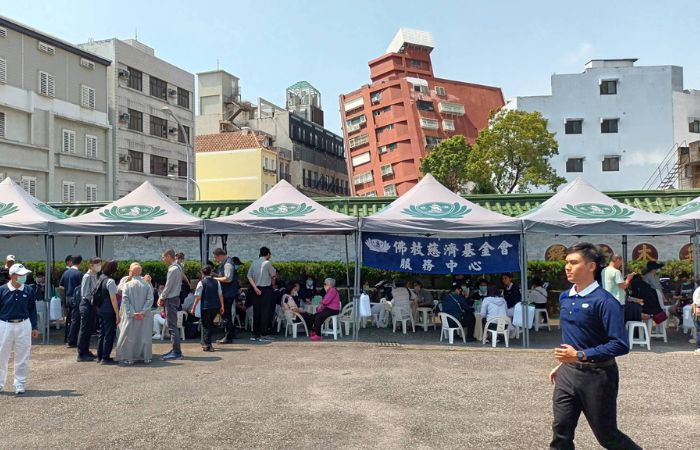 天王星大樓災害服務中心。(圖:慈濟基金會)